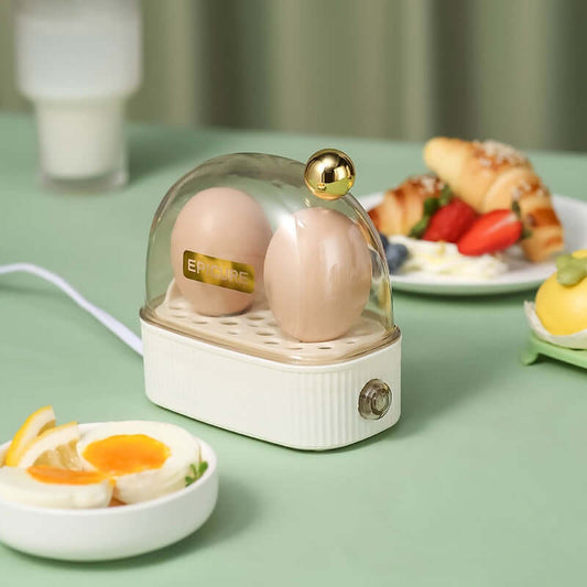 Mini Electric Egg Cooker Quick Breakfast Steamer