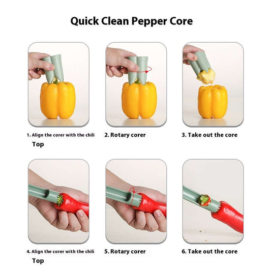Fruit & Vegetable Corer Quick Kitchen Prep Tool